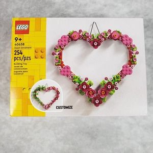 Lego 40638 Heart Ornament Customizable New Sealed Box Fast Shipping